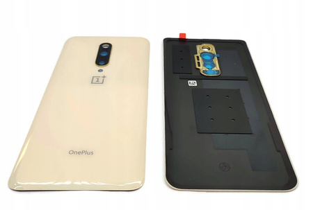 Klapka Baterii Plecki Oczko Kamery OnePlus 7 Pro Oryginał Kremowy Wymiana Gratis