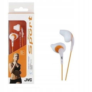 Zestaw Słuchawkowy JVC Gumy Sport douszny Orange
