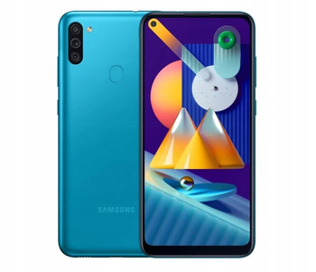 Wymiana Wyświetlacza Szyby Samsung M11 SM-M115 Oryginalny Service Pack