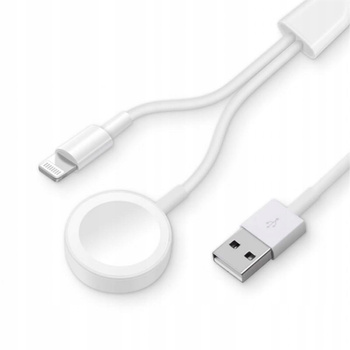 Ładowarka Kabel Apple Watch iPhone iPad 2W1