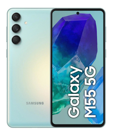 Wymiana Wyświetlacza Szyby Samsung M55 5G SM-M556 Oryginalny Service Pack