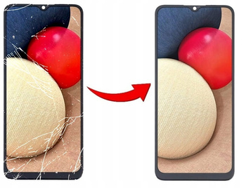 Wymiana Zbitej Szybki  Wyświetlacza Samsung A51