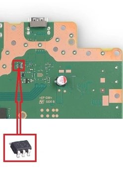 Układ Zasilania do PlayStation 5 PS5 ICs IC 15JL SOT6