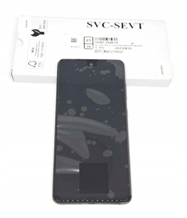 Oryginalny Wyświetlacz Lcd Samsung A52s SM-A528B Czarny Wymiana Service Pack