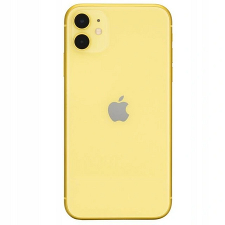 iPhone 11 Klapka Baterii Panel Plecki Szyba Obudowa z dużym oczkiem aparatu Żółty Yellow