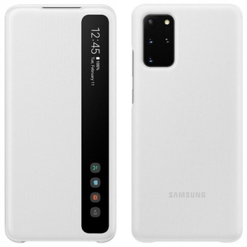 Etui Samsung Smart Clear View Cover S20+ Białe