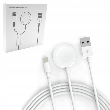 Ładowarka Kabel Apple Watch iPhone iPad 2W1