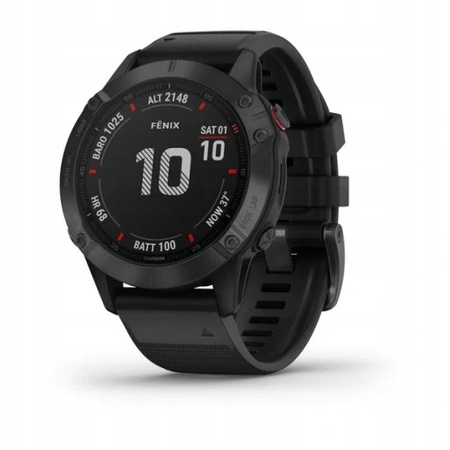 Zegarek Smartwatch Garmin Fenix 6 Pro Black Stan Dobry