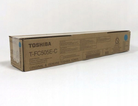 Toner Toshiba T-FC505E-C niebieski (cyan) Nowy