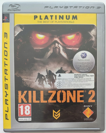 Nowa Gra Killzone 2 - Platinum PlayStation Wersja Pudełkowa Zafoliowana