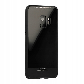 Etui Glass Case Samsung A6 2018 A600 Czarne