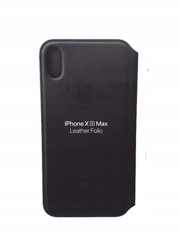 Oryg. Pokrowiec Etui Skórzane Apple iPhone XS Max