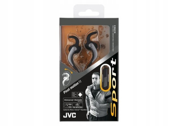 Nowe Słuchawki przewodowe Premium JVC Sport Black HA-ETR40-B