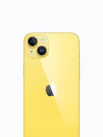 iPhone 14 Plus Klapka Baterii Panel Plecki Obudowa Duże Oczko Bez Ramki Żółty Yellow