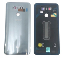 Nowa 100% Oryginalna Klapka Baterii Obudowa Oczko Kamery LG G6 Srebrna