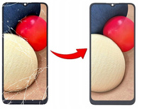 Samsung A21 Szyba Szybka Wyświetlacza + Wymiana