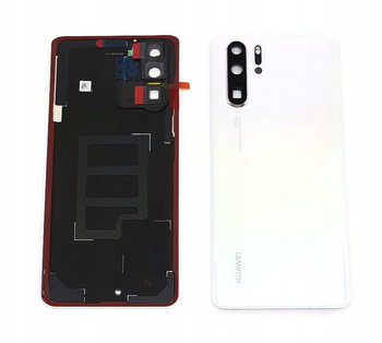 Nowa Oryginalna Klapka Baterii Obudowa Plecki Oczko kamery Huawei P30 Pro Biała Perłowa